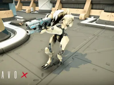 Dravox Low-poly 3D model