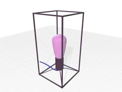 Brynnlea Table Light Lamp - 2 Colour 3D model