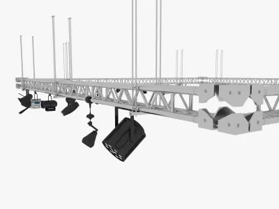 Light Truss 3 3D model