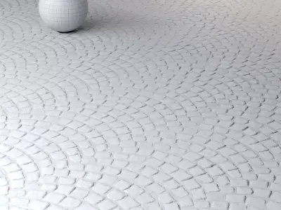 Mrf Pavement Set20 Low-poly 3D model