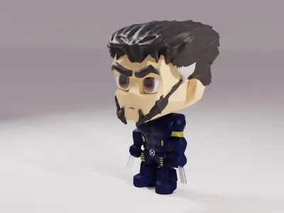 X Men - Wolverine 3D model