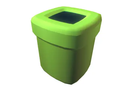 Cube World Pipes - Proto Series Low-poly 3D model