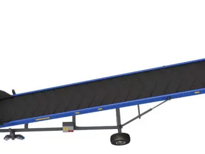 Agriculture Conveyor Belt System 3D model