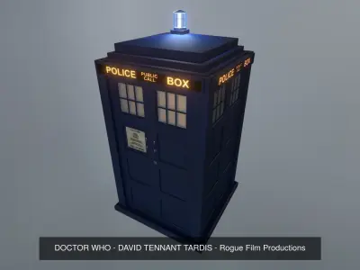 DOCTOR WHO - TARDIS BUNDLE by RogueFilmProductions 3D Model Pack
