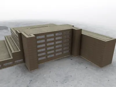 EDDF Storage 33 Low-poly 3D model