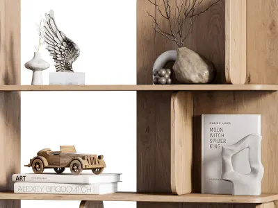 Shelves Decorative - Rack Set 17 3D model