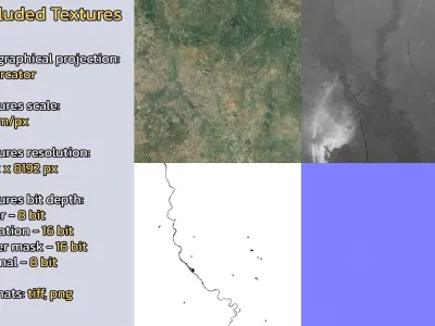 Ghaziabad India City Landscape 3D Model 3D model