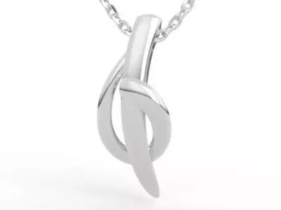 Perfect Knot Pendant Necklace 3D print model