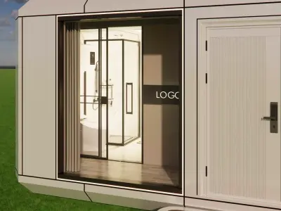 capsule room -A1 3D model