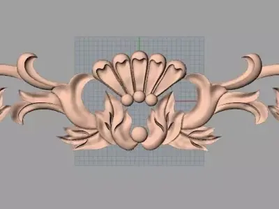 Artcam Aspire 3D relief models STL Files used for CNC E604 3D model