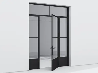 Aluminium door 172 3D model