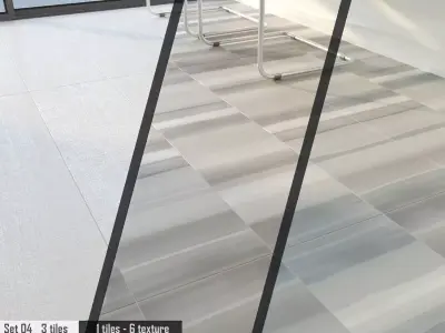 Ariana Canvas Set 3D model