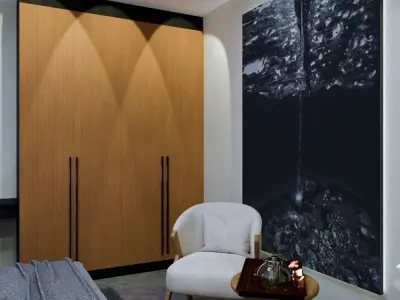 Bedroom Free 3D model get