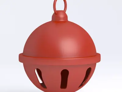 Jingle bell Red 3D model