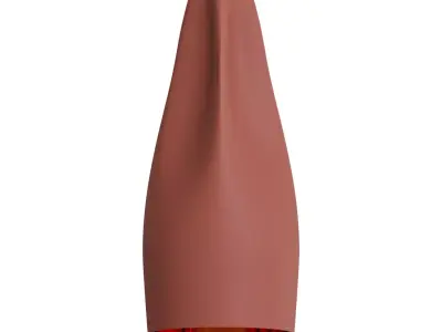 Pleat Box 13 LED Pendant Light 3D model