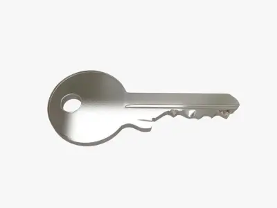 Door key 3D model