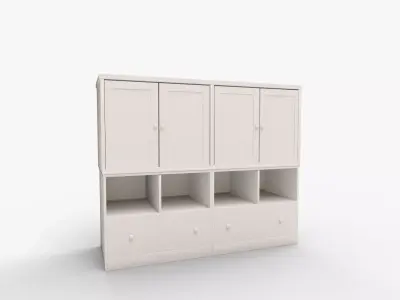 Cameron 2 Cabinet Wall System 3D model