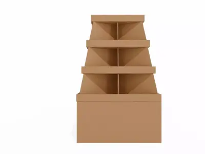 Point of Sale Cardboard Display Stand Texture