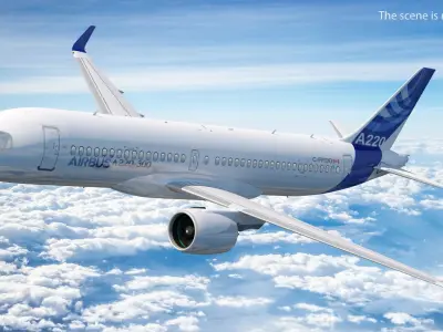  Airbus A220 300 Simple Interior 