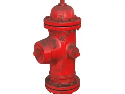 Fire Hydrant 3D model 32