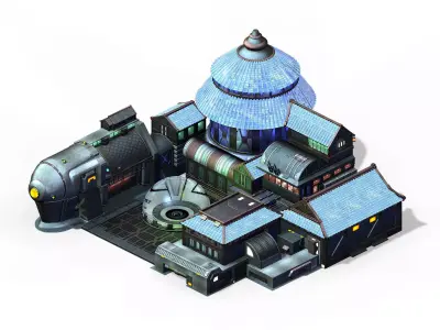 Crystal Palace - Black Market 3D model