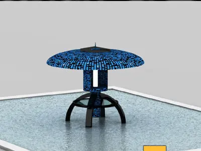 Sci Fi City Futuristic Architecture E1 E2 3D model