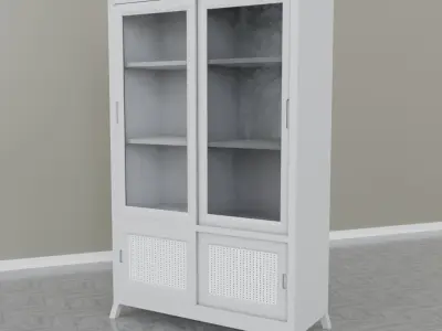 Kitchen Cabinet Free low-poly 3D model