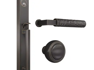 Door handles-Emtek 3D model