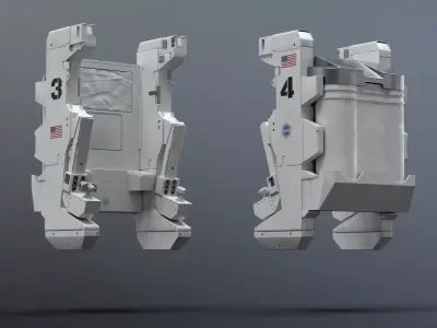 SPACESUIT Astronaut MMU 3D model