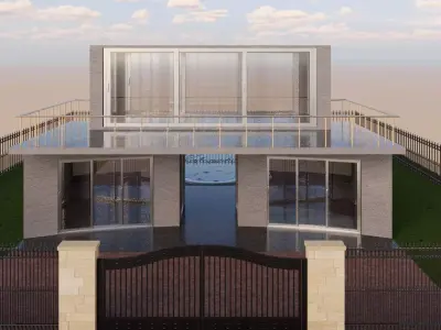 3D Villa 3D model purchase