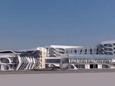 0063 - Medical Building - 2Ds Plans - 3Ds Files 3D model