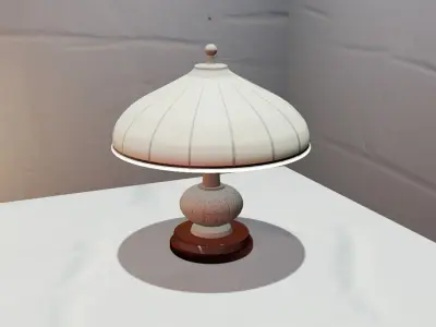 Night Lamp of ceramic  3D model