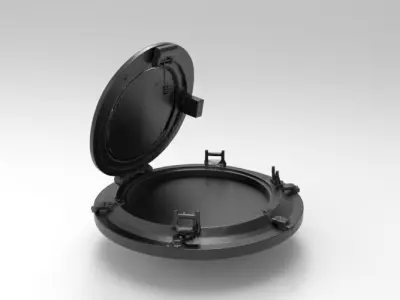 manhole cover 3D print model purchase