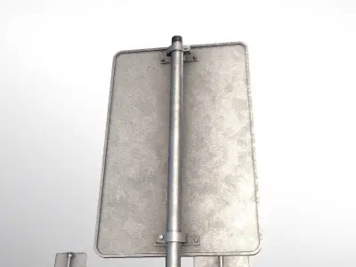 Verkehrszeichen - Umleitungsschilder 2 Low-poly 3D model