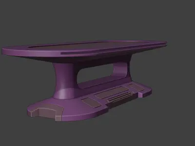 SCI-FI LAB TABLE 3D model