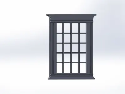 Windows set - 34 PCS 3D model