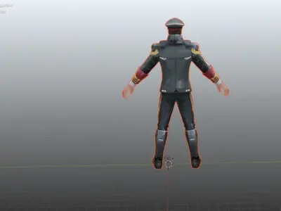 German Terminator 3D model