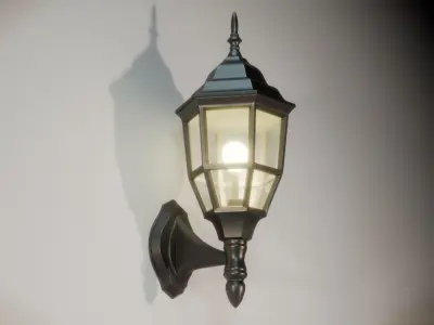 Lamp outdoor 02 3D model