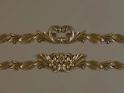 dekor ornament 3D model 125