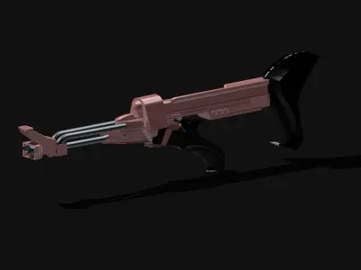 Commander Kruges Klingon disruptor - Klingon Disruptor Rifle 3D print model