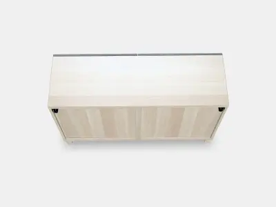 BESTA Storage combination with doors 65 Low-poly 3D model