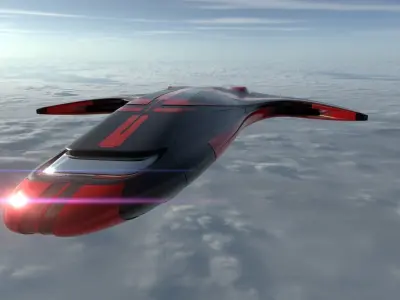 Explorer Spaceship 3D model