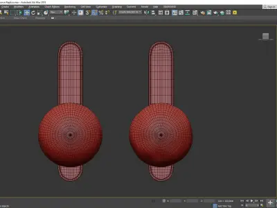 GLAD lamp Low-poly 3D model