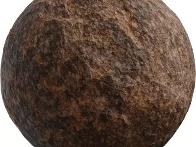 Ultra Realistic Brown Rocky Cliff Surface Texture