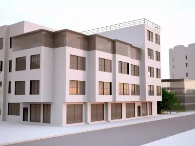 the basic street 3D model