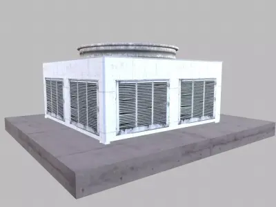 Air Vent Low-poly 3D model