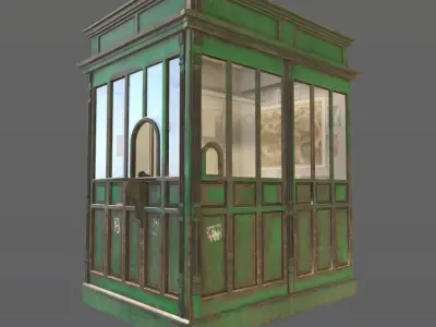 Ticket Office 3D model