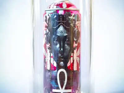 Highly Detailed 3D Graffiti Spray Can Model 3D model