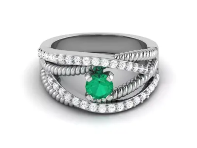 Women Ring 3D print model 89
