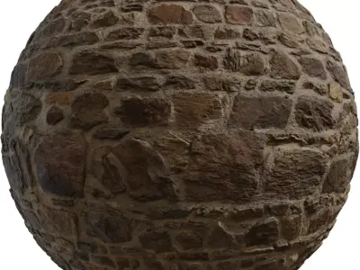 Old Sandstone Castle Wall Texture